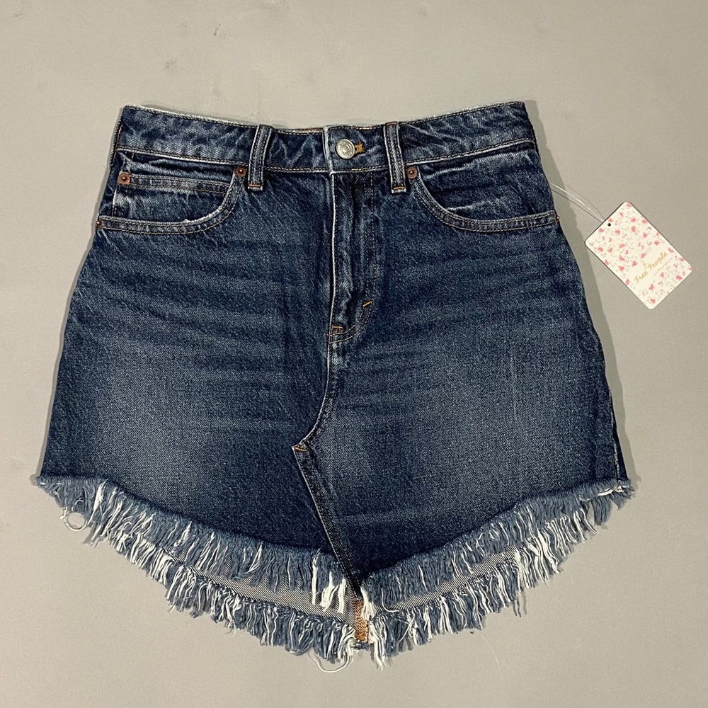 NWT!!! Free People Bailey Denim Skirt